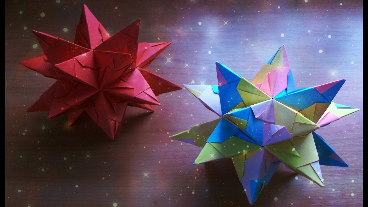 Как сделать из бумаги на елку звезду: Звезда на елку из бумаги своими .