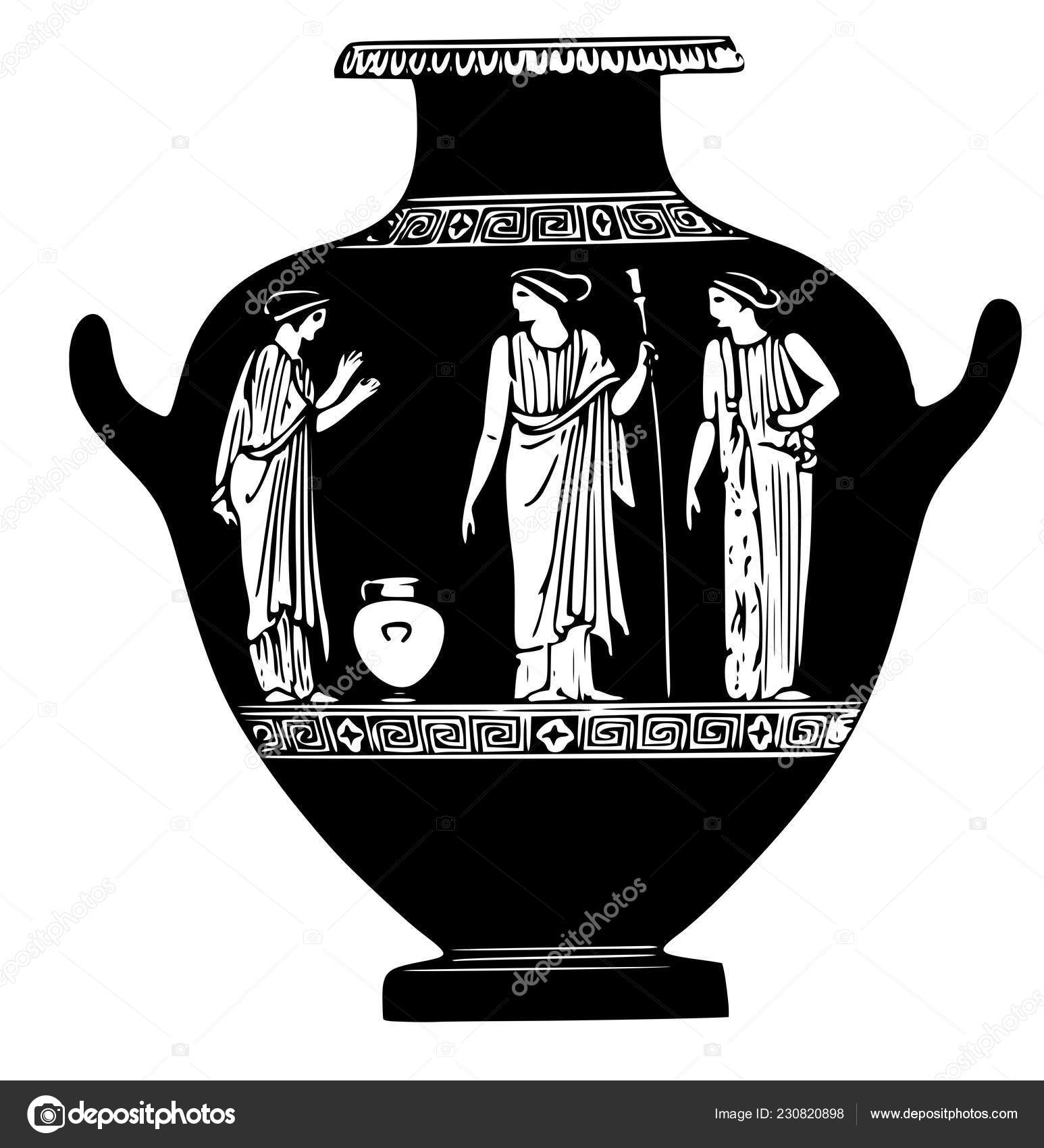 Древнегреческая вазопись Кербер